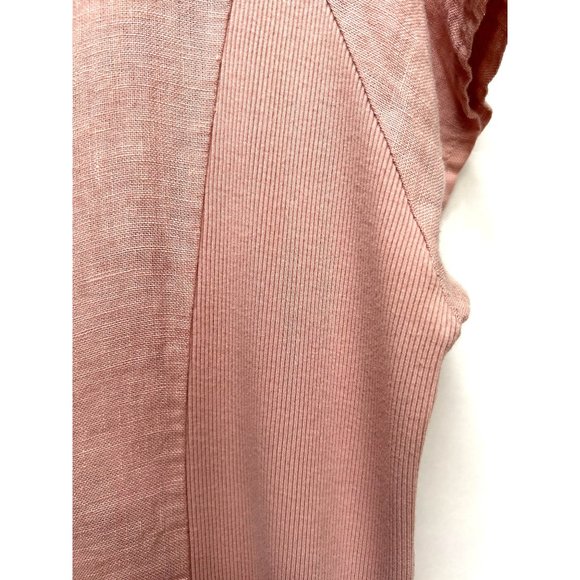 Made In Italy - Linen Tunic Sheath Dress Lightweight Size 10 - Picture 5 of 9